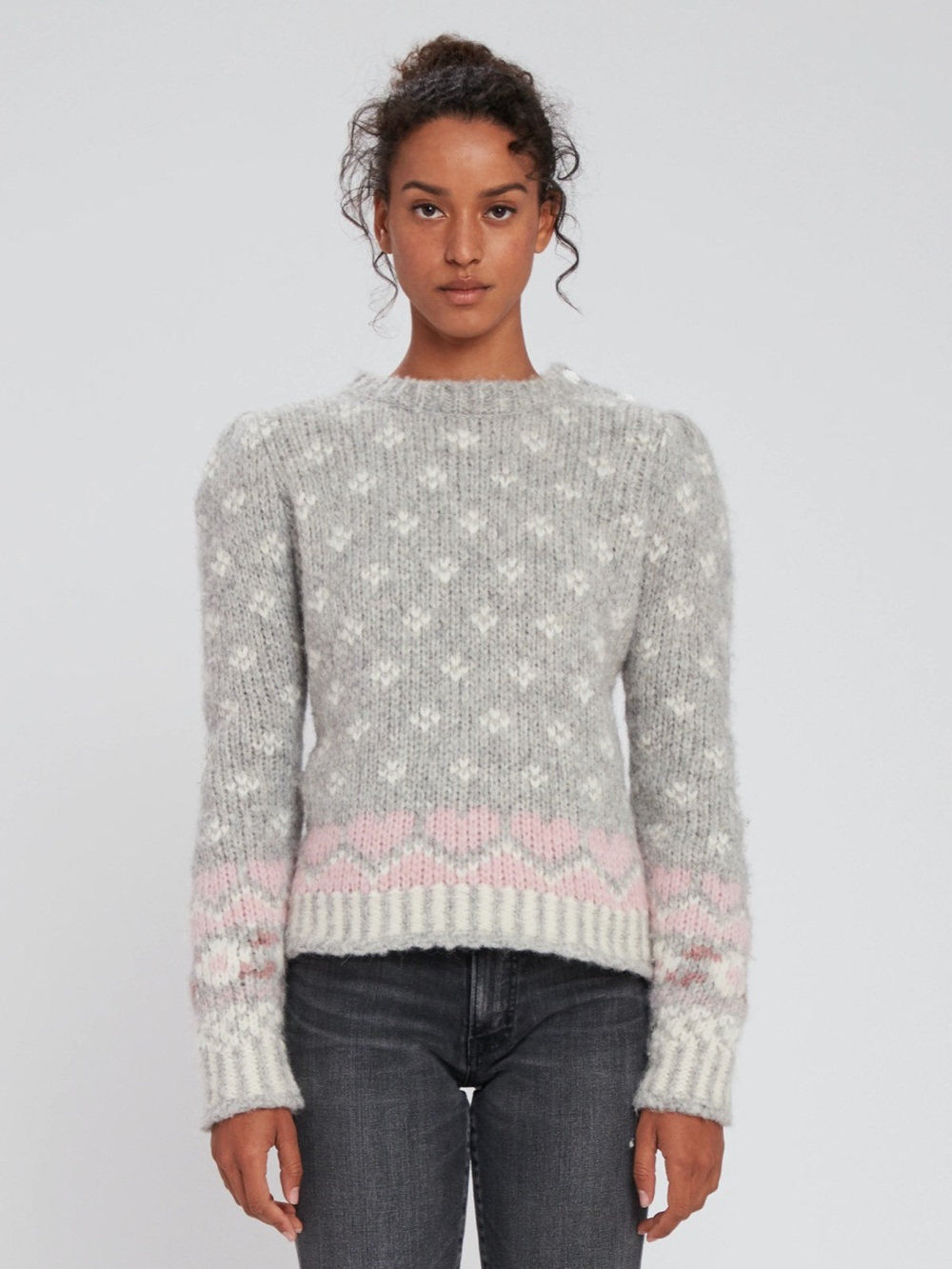 LoveShackFancy Rosie Alpaca Pullover Sweater Size S